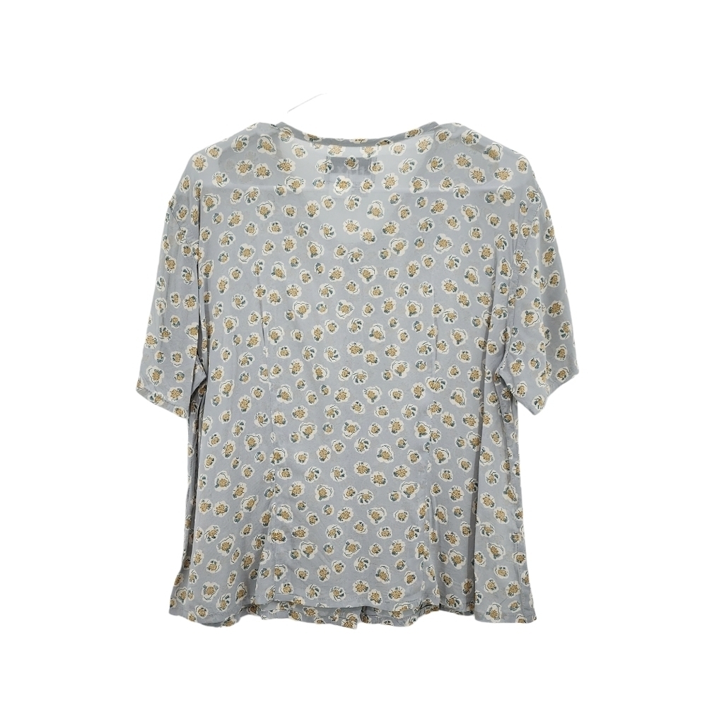 Flax Women's Floral Button Front Top - S - Picture 5 of 5